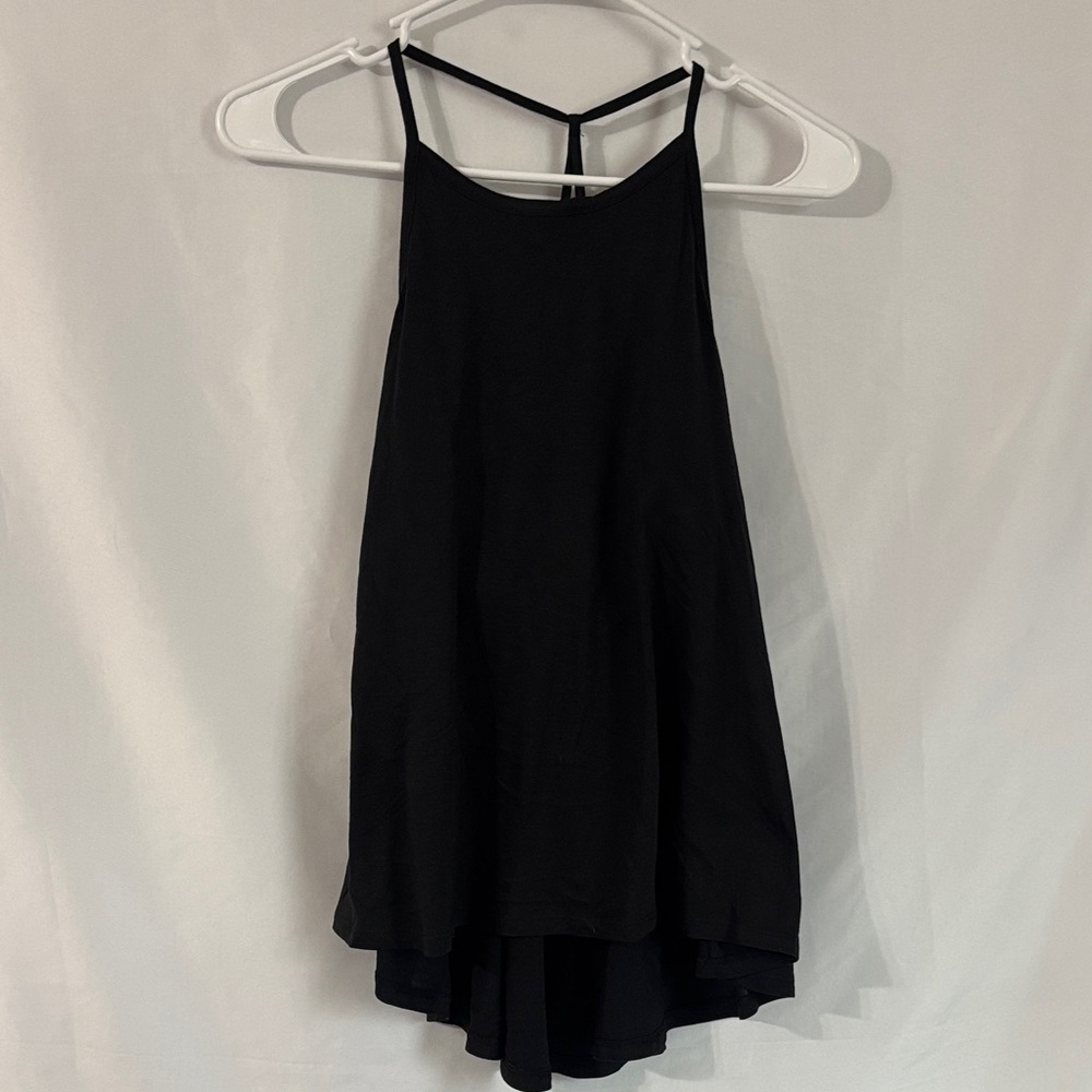 Victoria's Secret Black High-Neck Tank Top